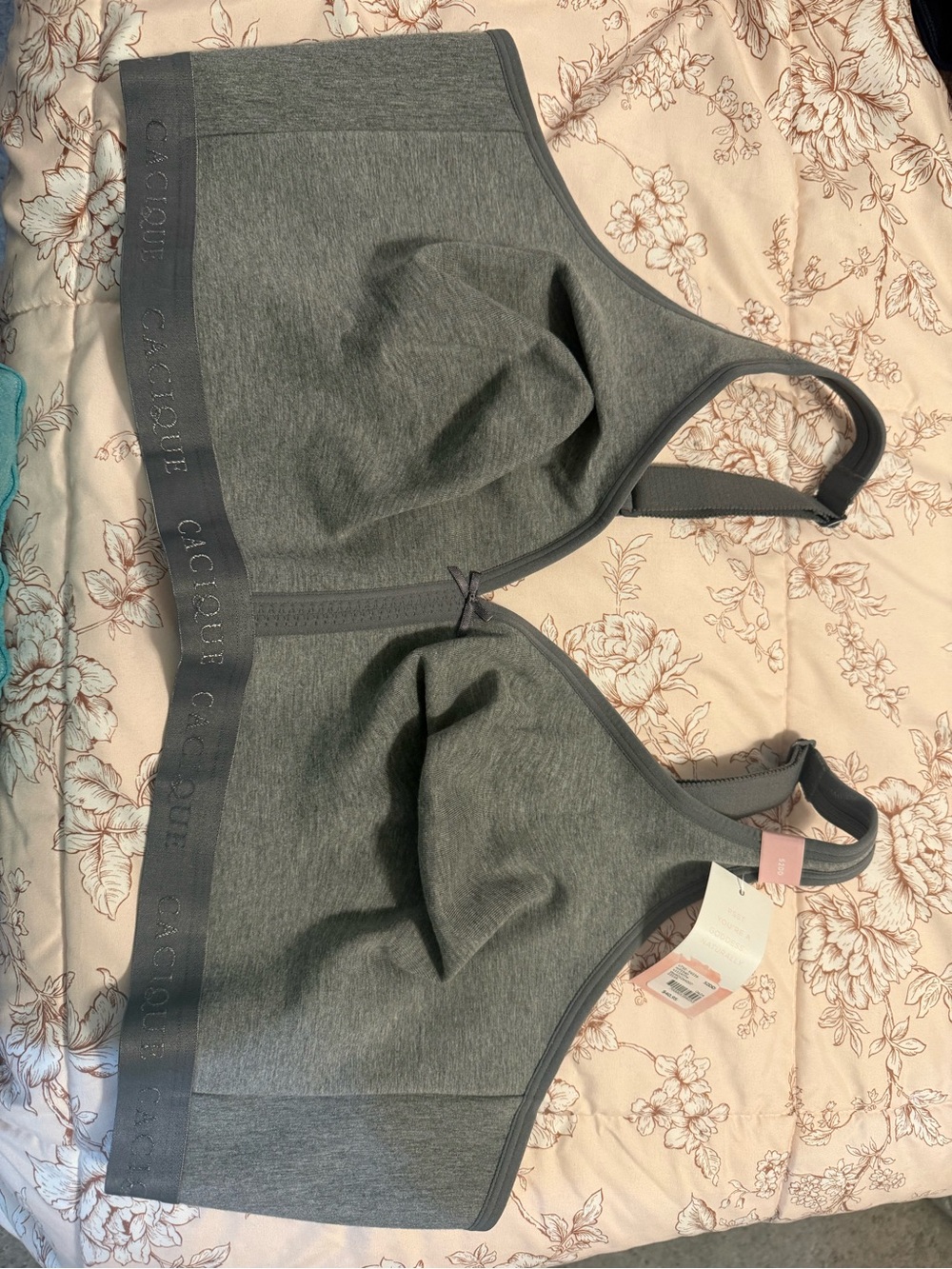 Cacique Heather Gray Seamless Comfort Bra
